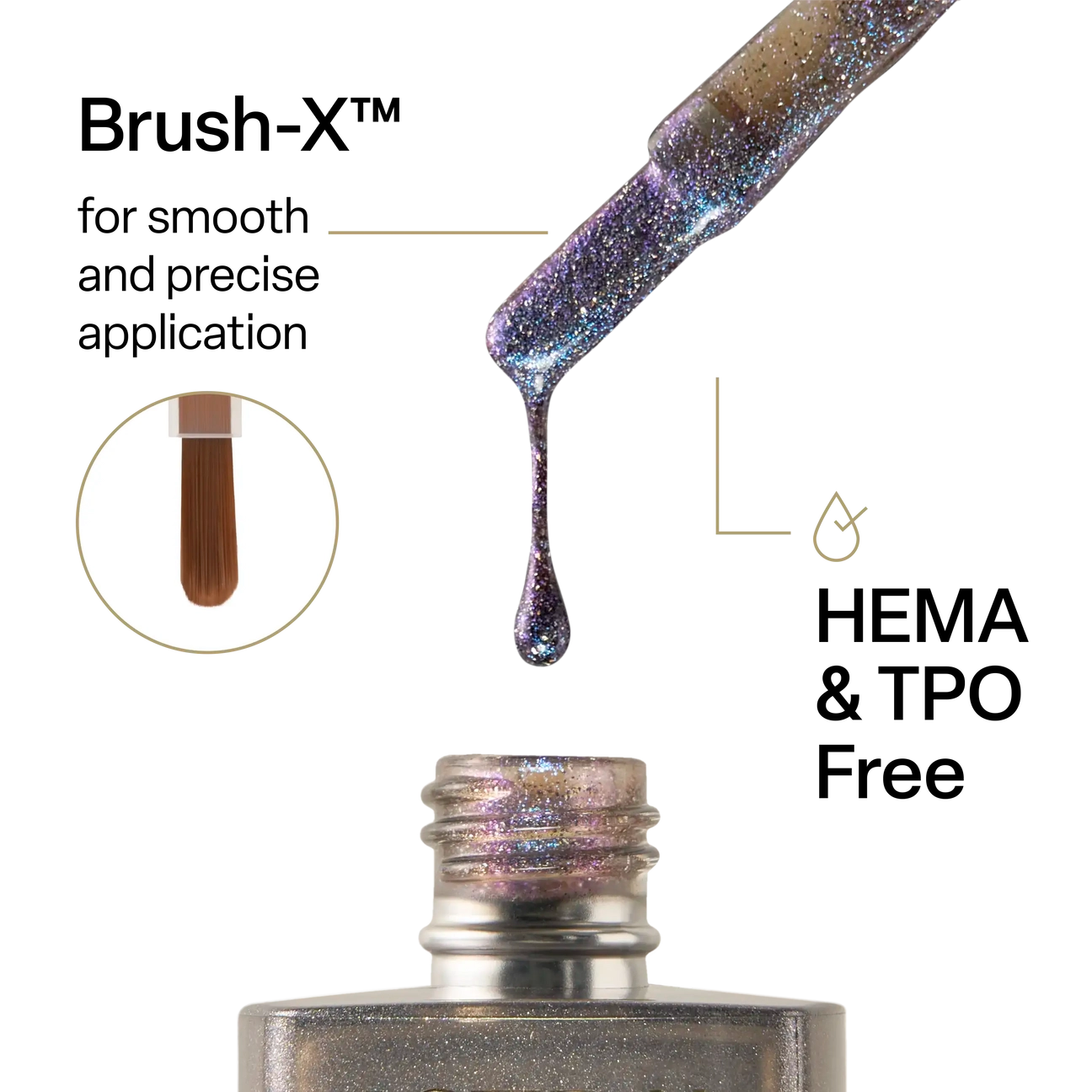 Apres Astral Gel Shimmery Cat Eye - CE07 Dark Night