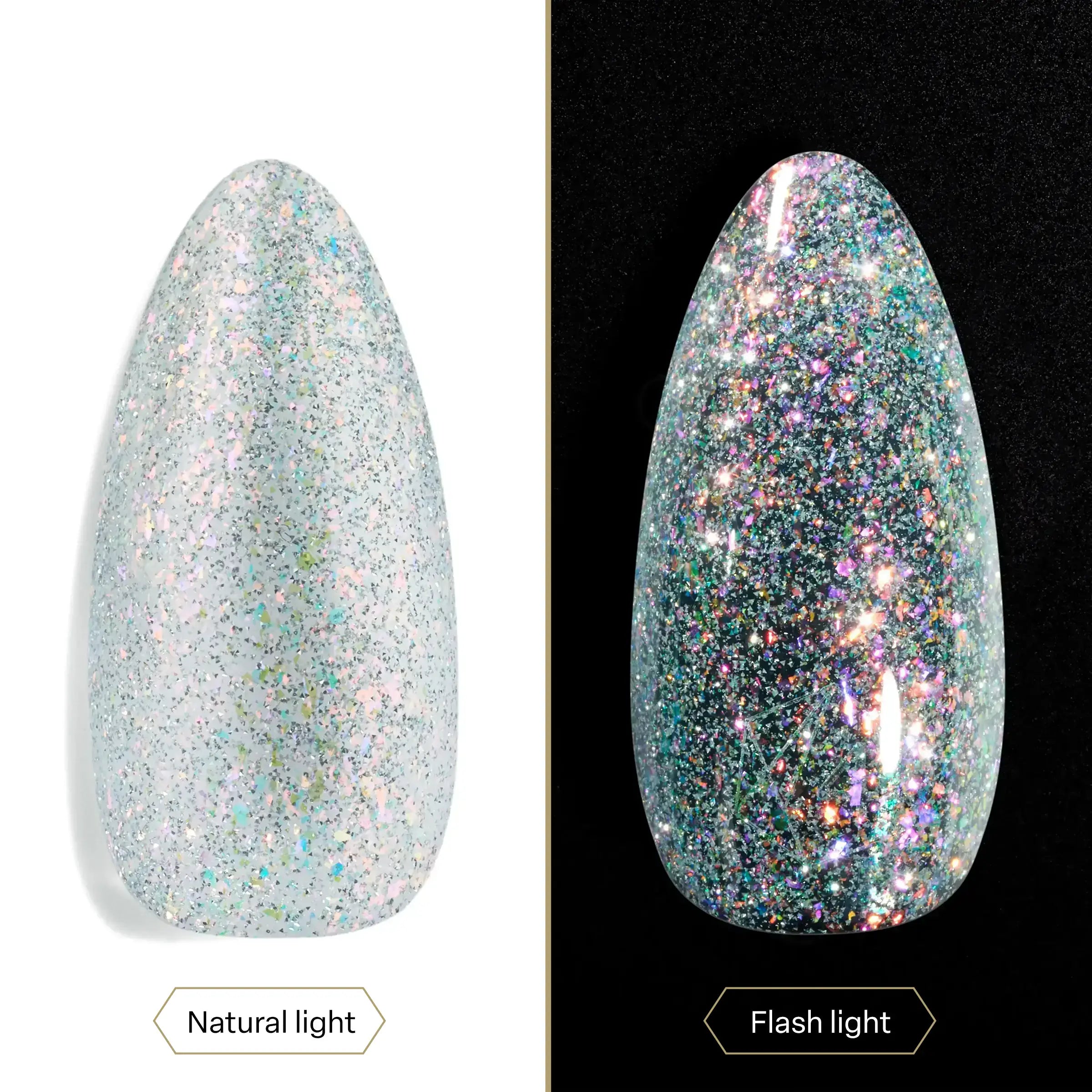 Apres Astral Gel Polish Flash Glitter - FG01 Wakey Reiki