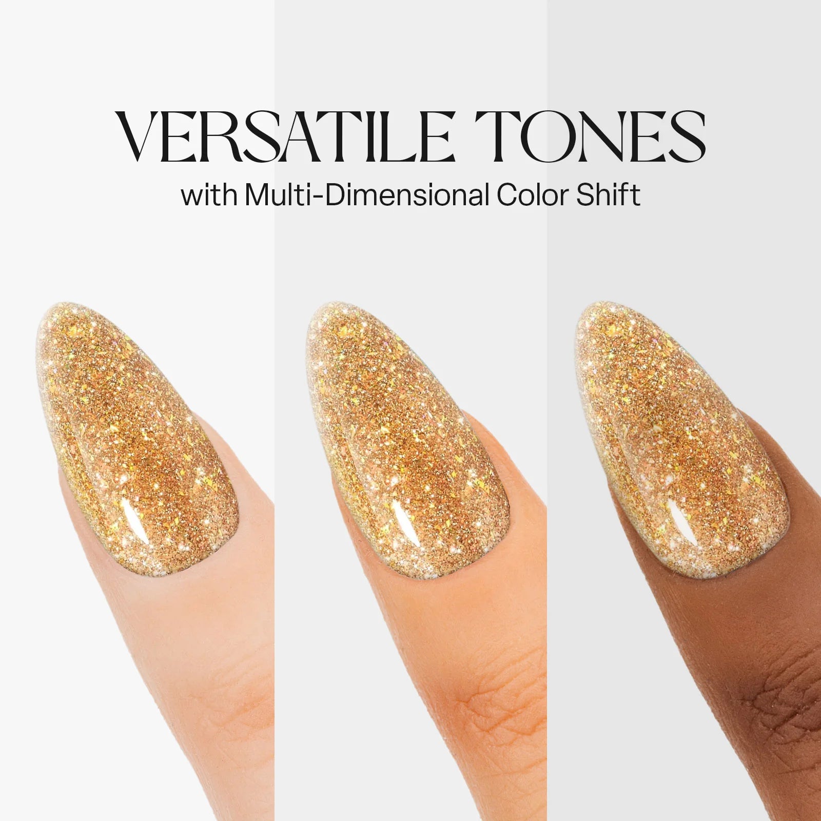 Apres Astral Gel Polish Flash Glitter - FG03 Thats My Twin Flame