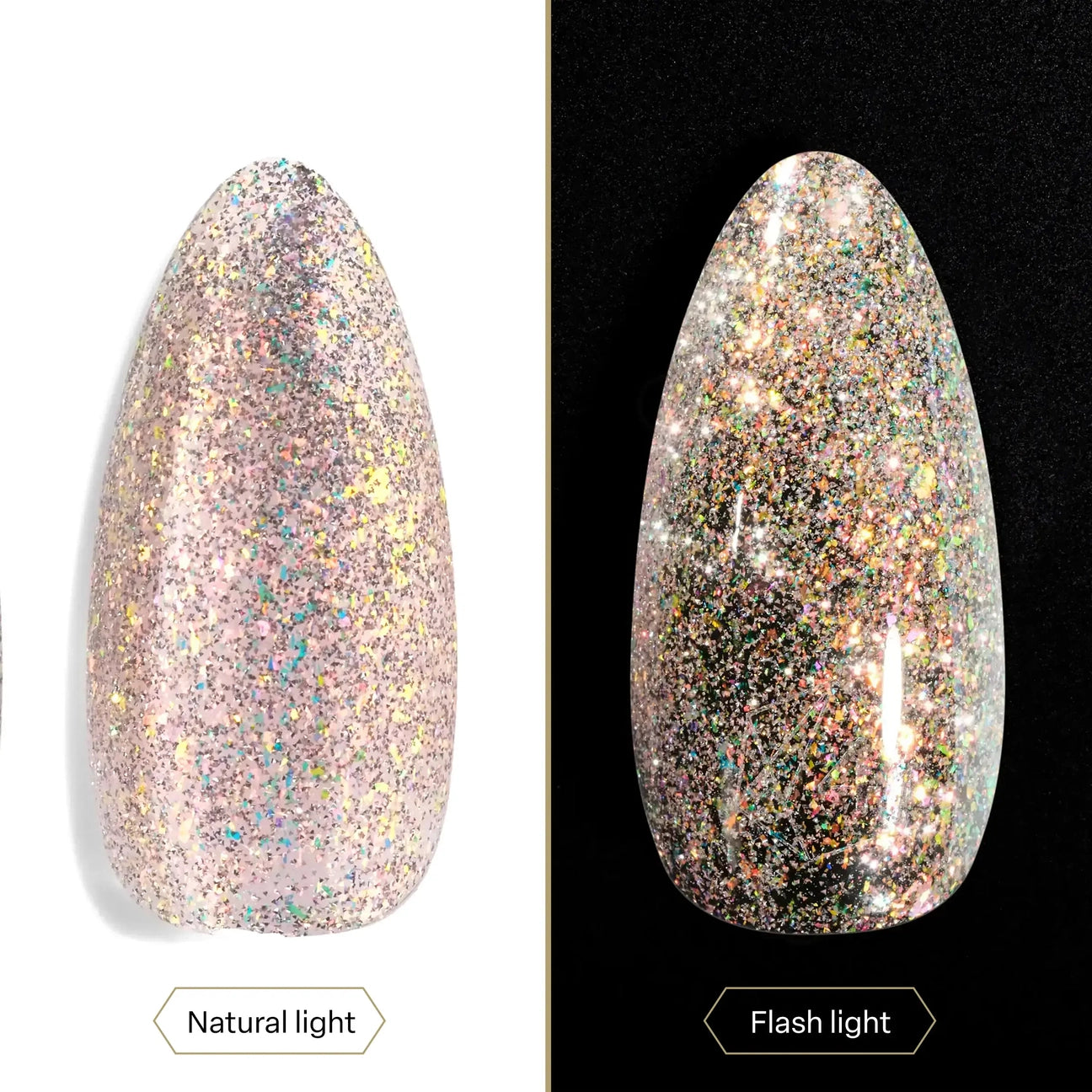 Apres Astral Gel Polish Flash Glitter - FG04 Santo My Palo