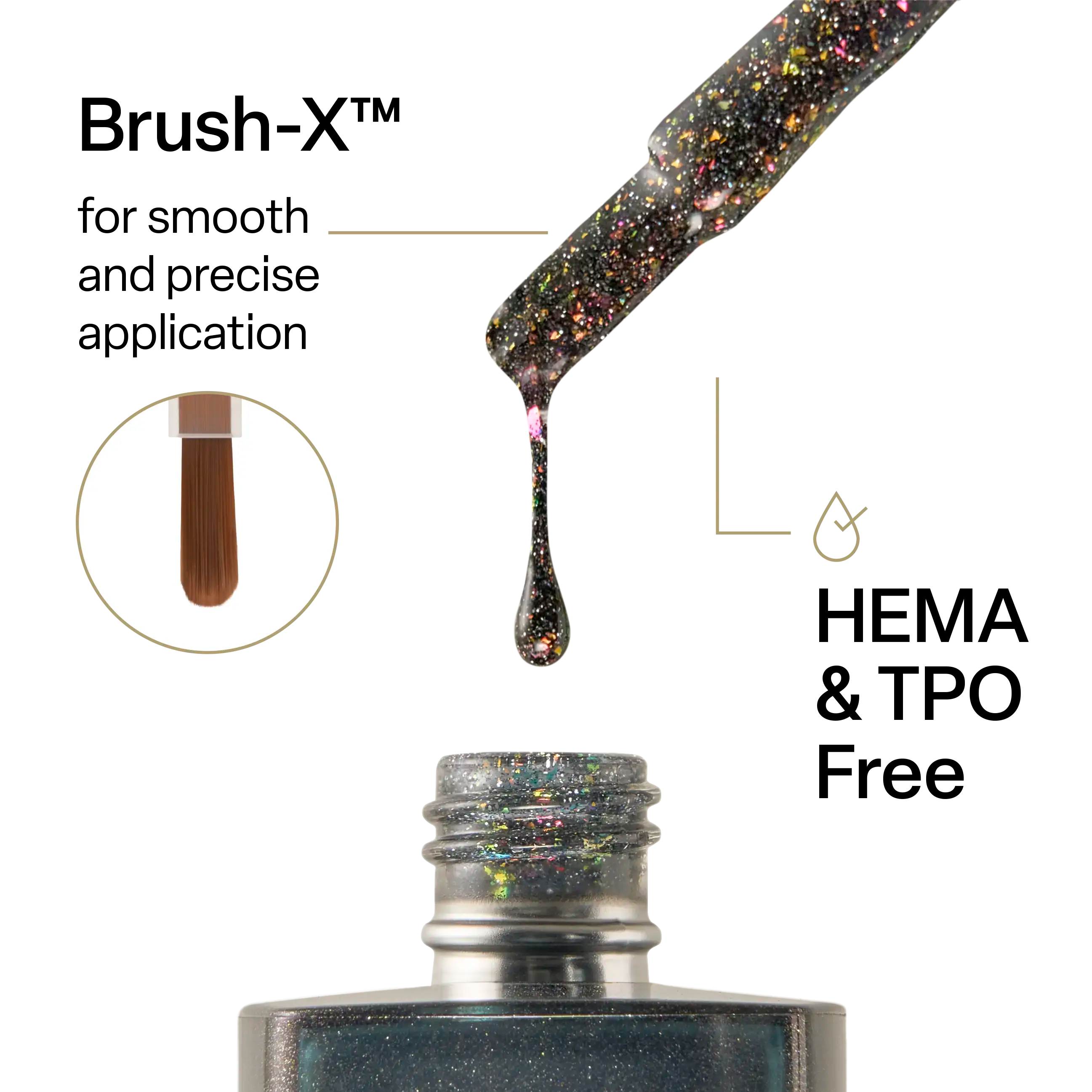 Apres Astral Gel Polish Flash Glitter - FG07 Just A Phase