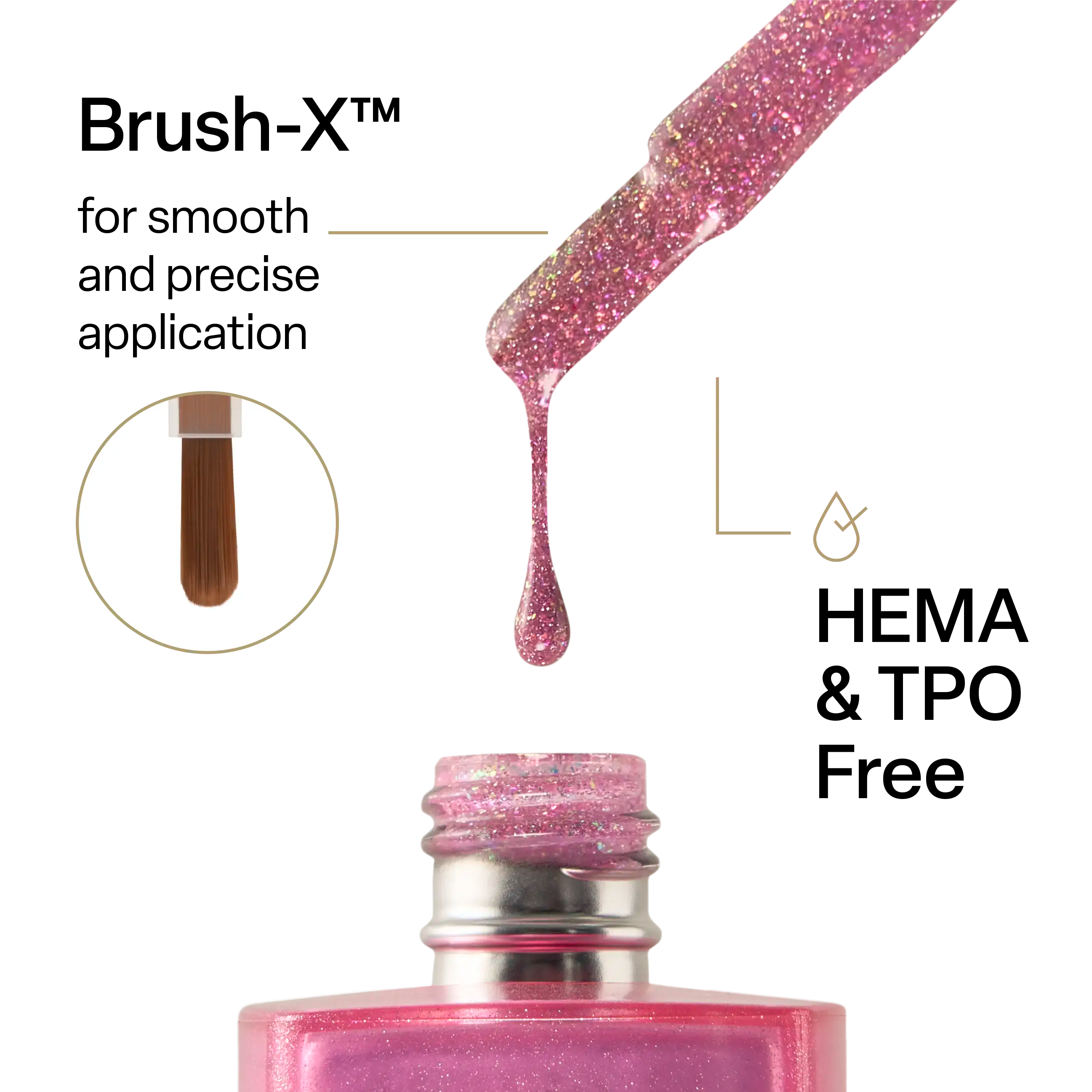 Apres Astral Gel Polish Flash Glitter - FG10 Kama Or Karma