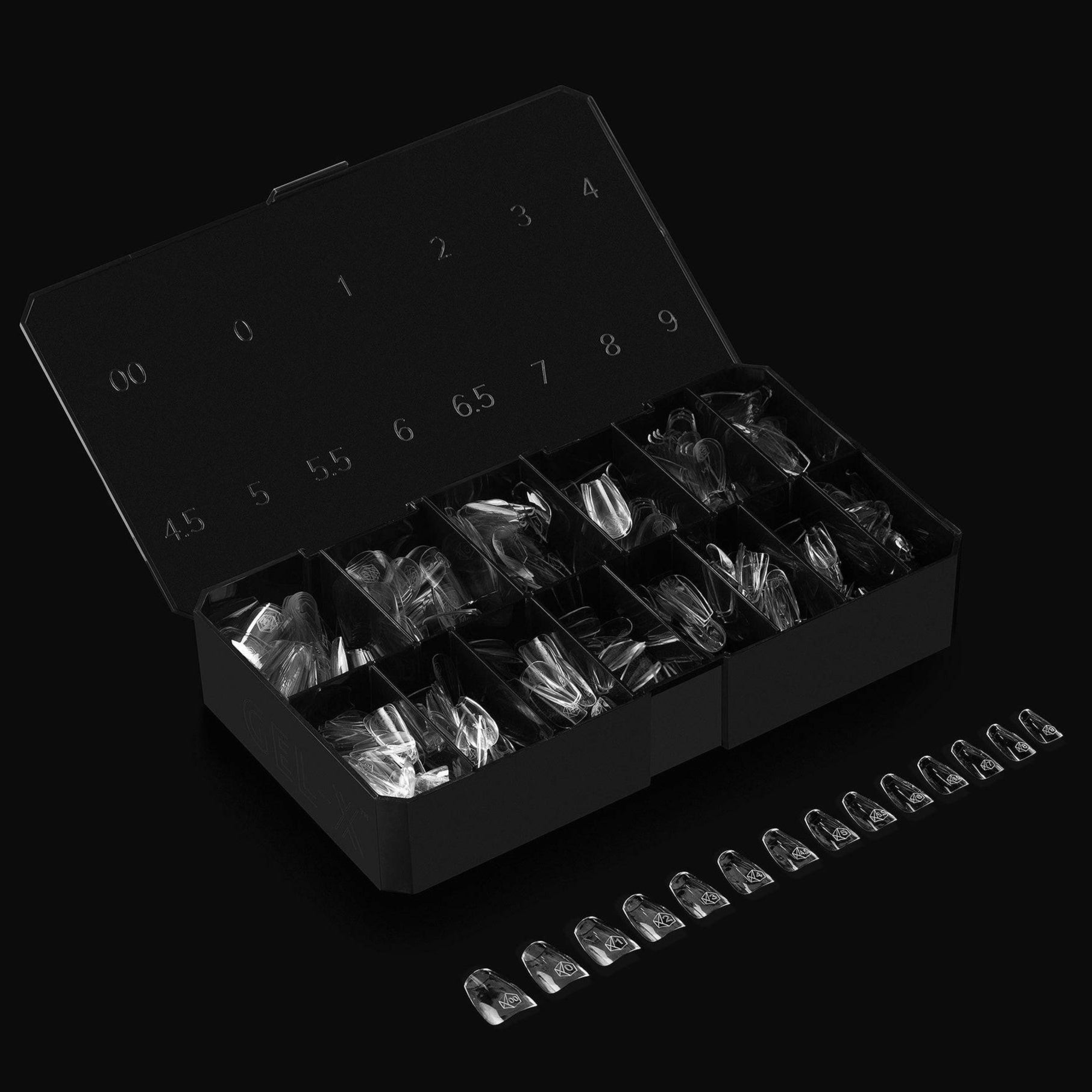 Aprés Gel-X Natural Soft Gel Tips 600pcs - Coffin Short