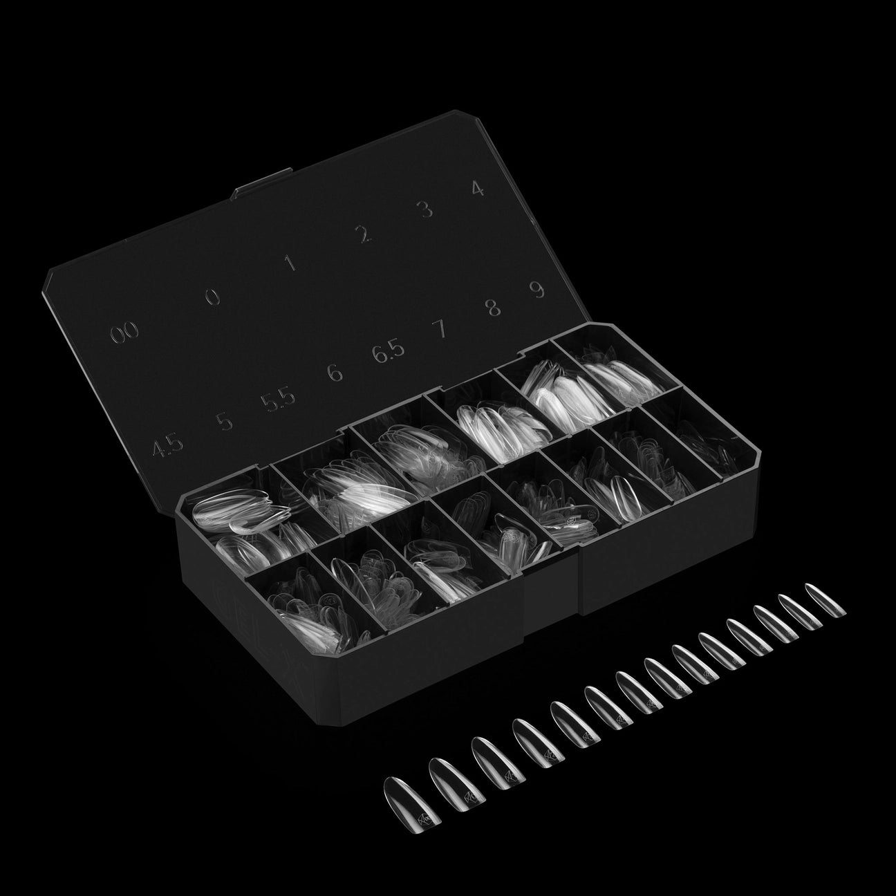 Aprés Gel-X Natural Soft Gel Tips 600pcs - Round Long