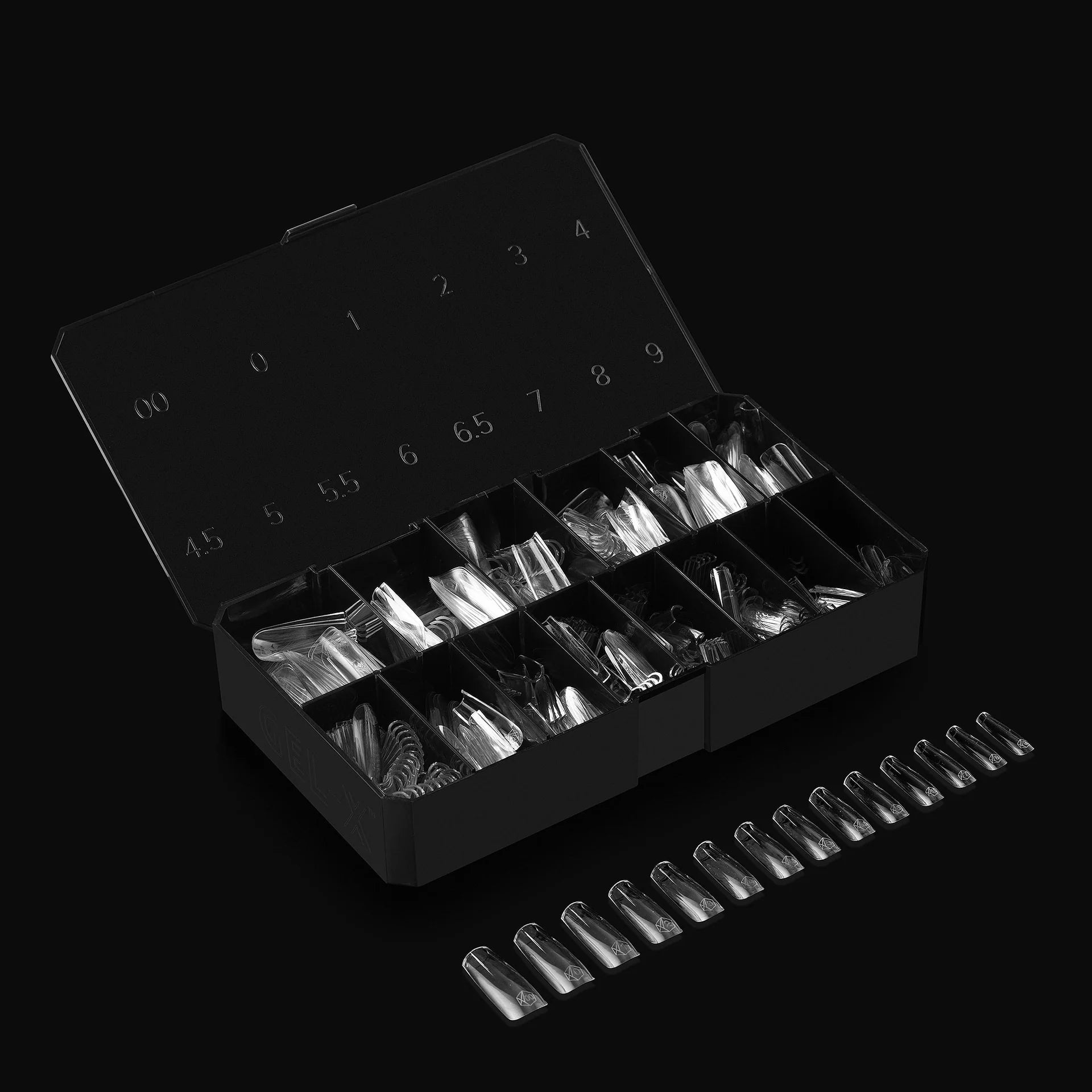 Aprés Gel-X Natural Soft Gel Tips 600pcs - Square Long