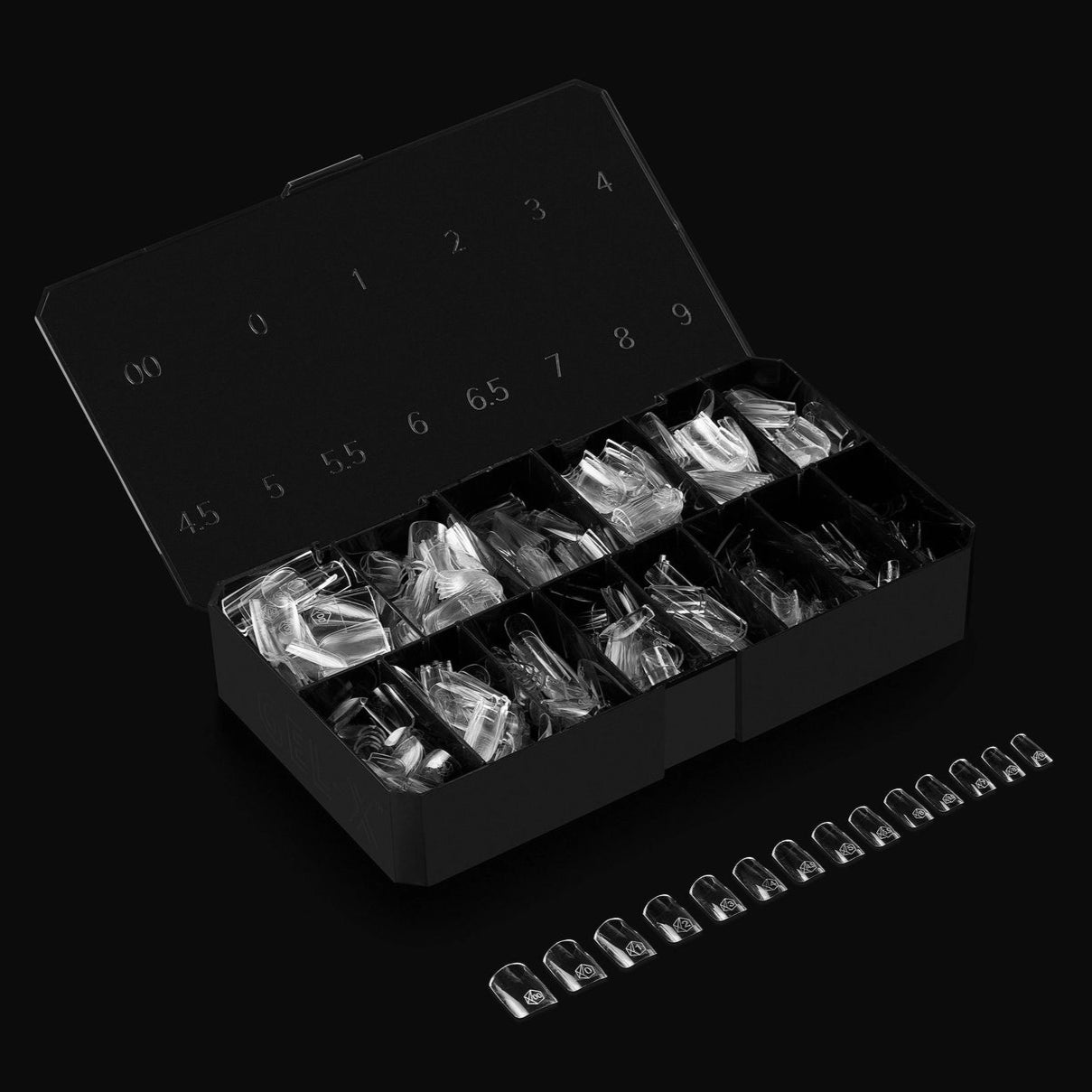 Aprés Gel-X Natural Soft Gel Tips 600pcs - Square Short