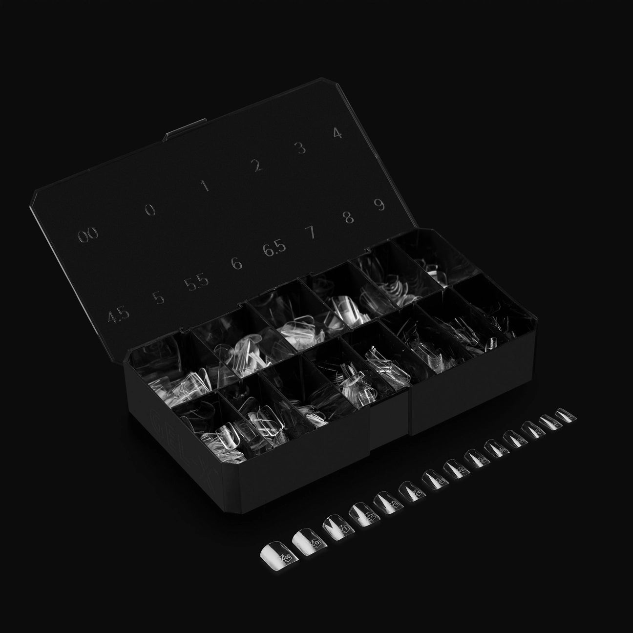 Aprés Gel-X Natural Soft Gel Tips 600pcs - Square X-Short