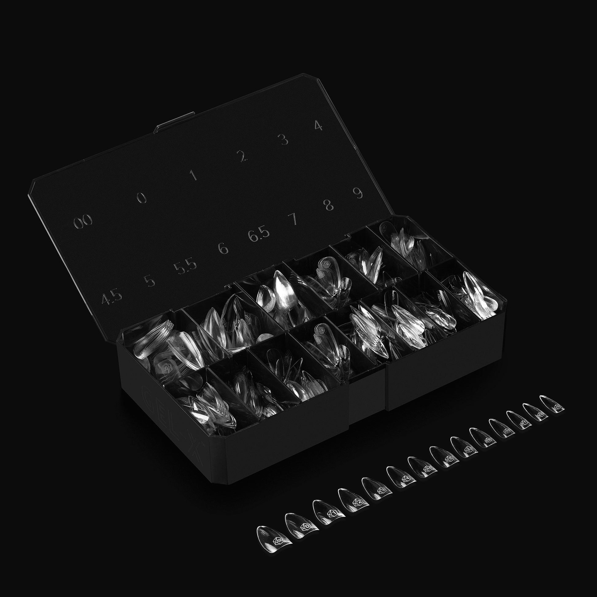 Aprés Gel-X Natural Soft Gel Tips 600pcs - Stiletto Short