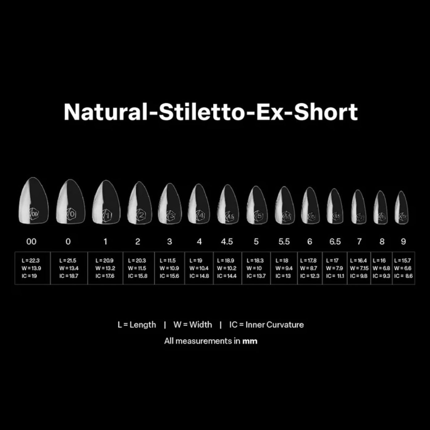 Aprés Gel-X Natural Soft Gel Tips 600pcs - Stiletto X-Short