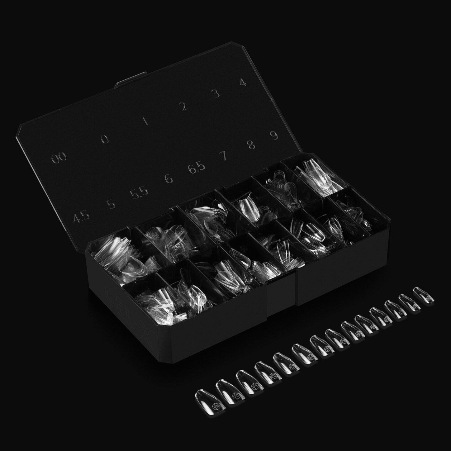 Aprés Gel-X Sculpted Soft Gel Tips 600pcs - Coffin Medium