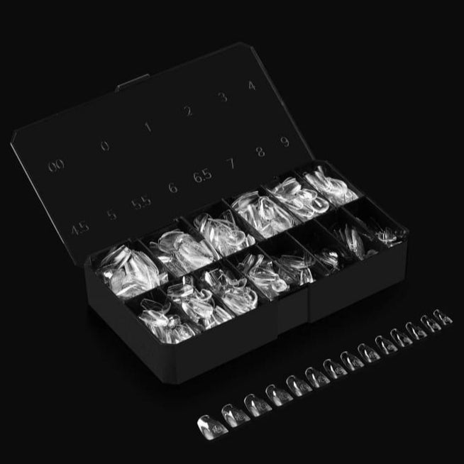 Aprés Gel-X Sculpted Soft Gel Tips 600pcs - Coffin Short