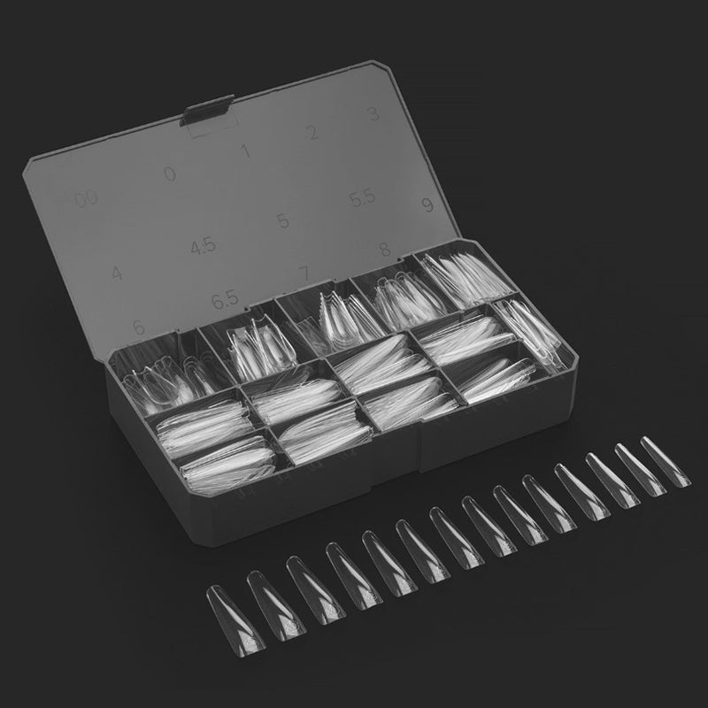Aprés Gel-X Sculpted Soft Gel Tips 600pcs - Coffin X-Long