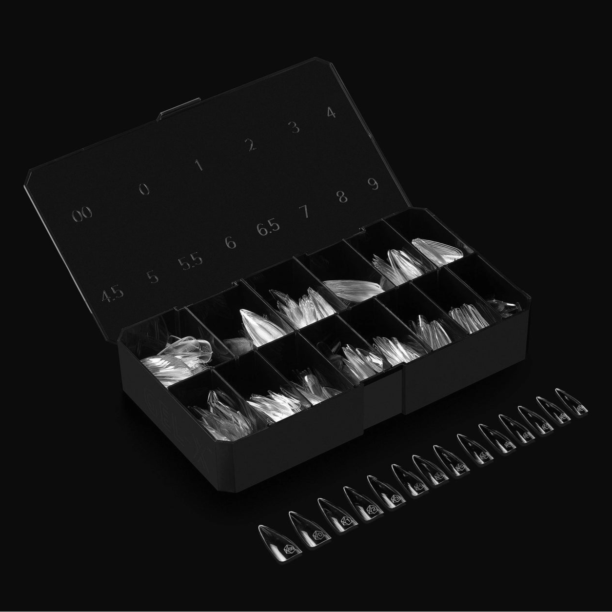 Aprés Gel-X Sculpted Soft Gel Tips 600pcs - Stiletto Long