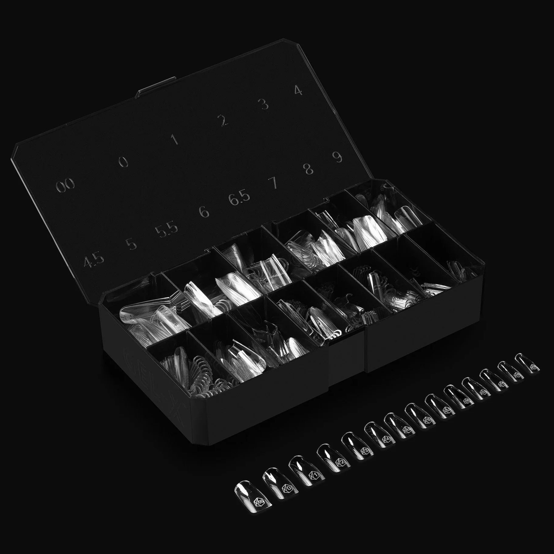 Aprés Gel-X Sculpted Soft Gel Tips 600pcs - Square Medium