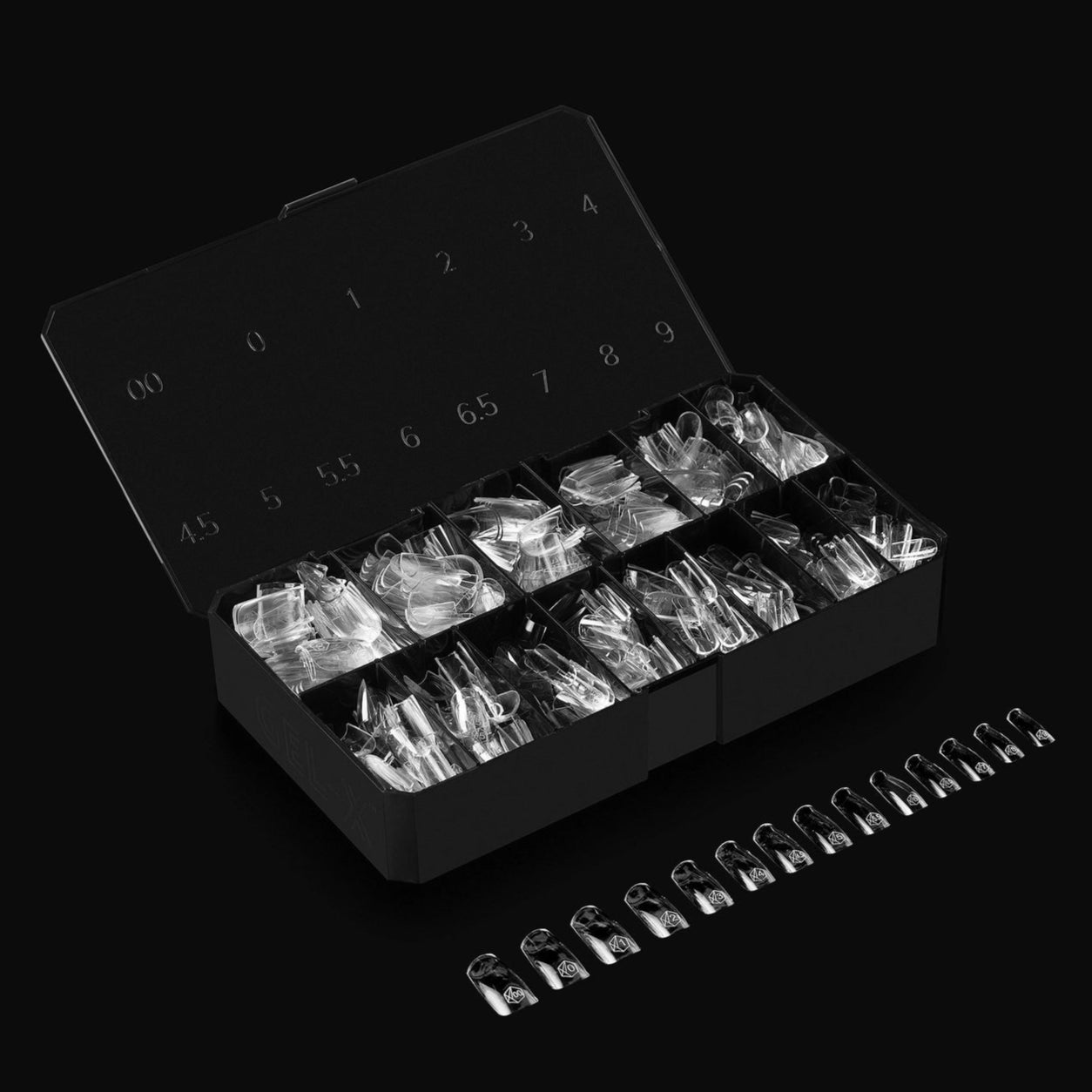 Aprés Gel-X Sculpted Soft Gel Tips 600pcs - Square Short
