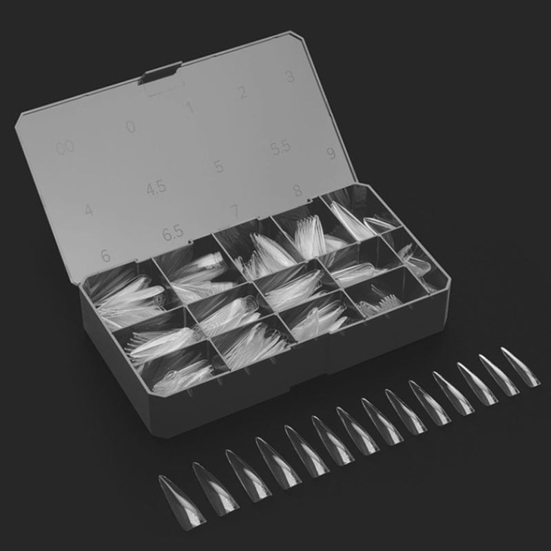 Aprés Gel-X Sculpted Soft Gel Tips 600pcs - Stiletto X-Long