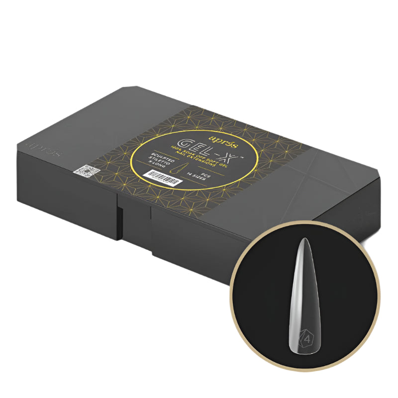 Aprés Gel-X Sculpted Soft Gel Tips 600pcs - Stiletto X-Long