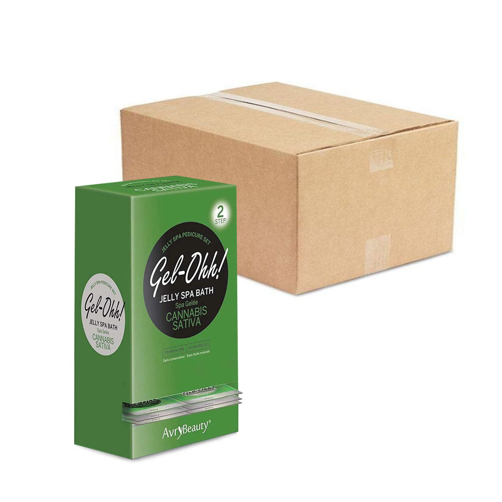 Avry Beauty Gel-Ohh Jelly Spa Bath Pedicure Footbath - Cannabis Sativa