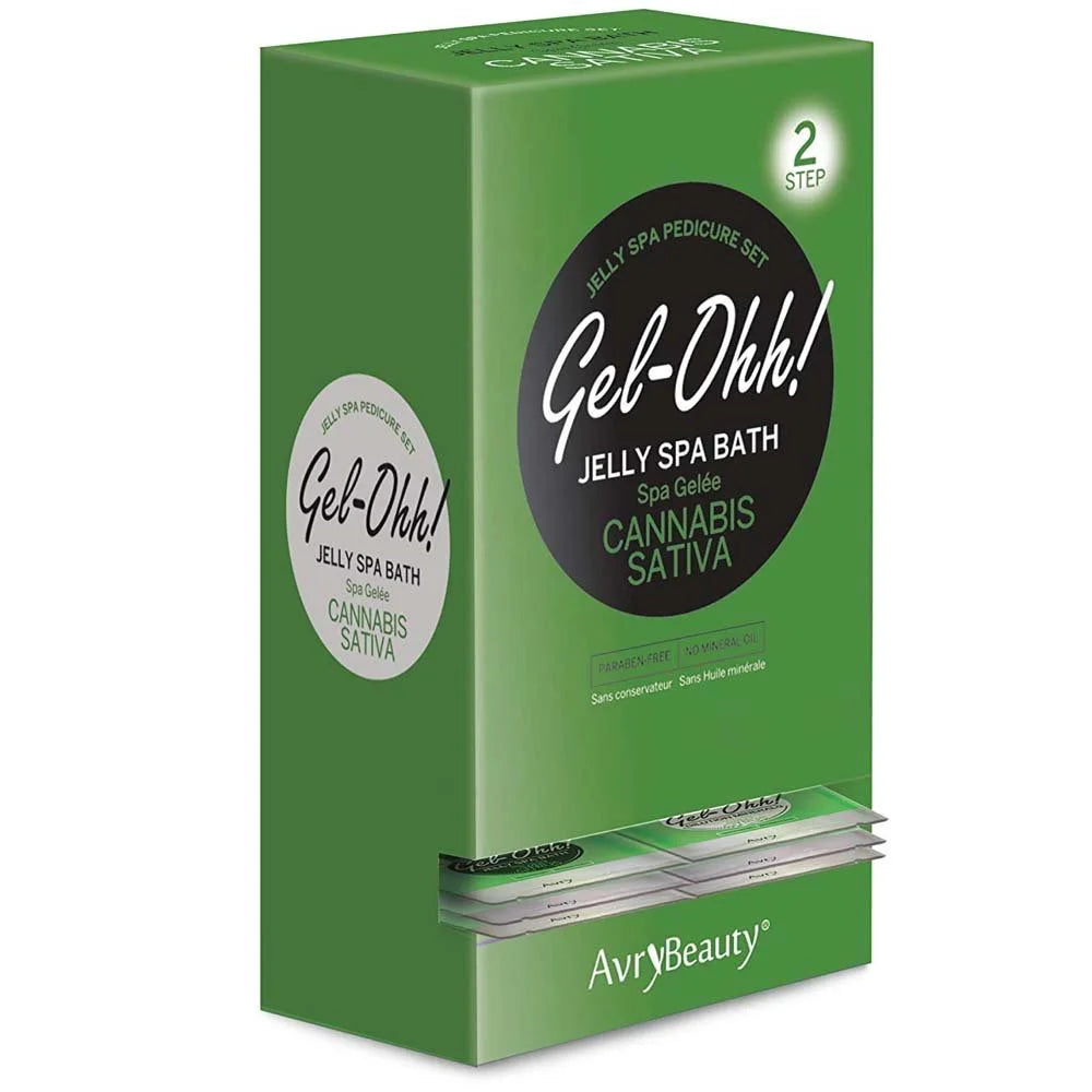 Avry Beauty Gel-Ohh Jelly Spa Bath Pedicure Footbath - Cannabis Sativa