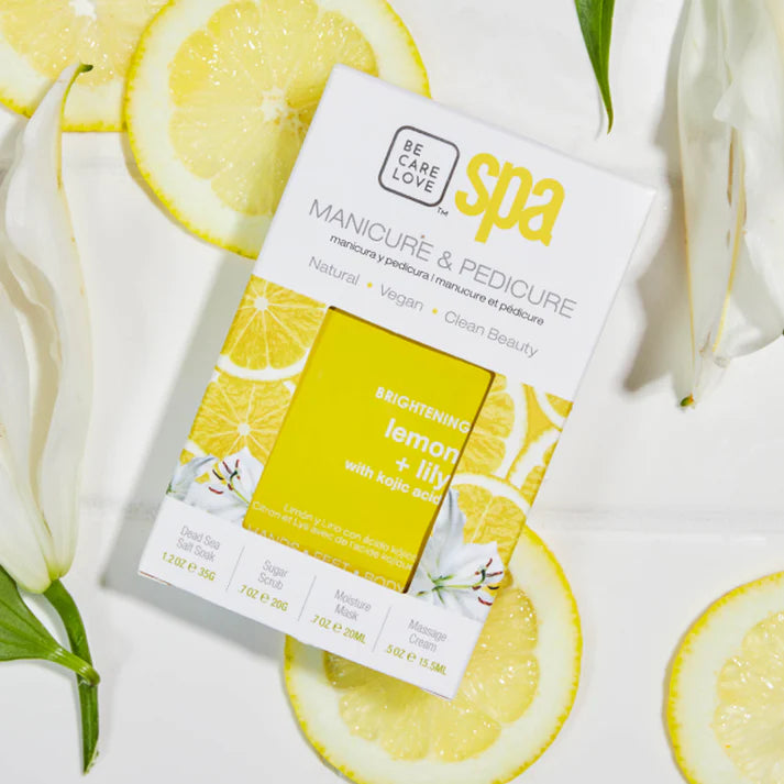 BCL SPA Lemon & Lily 4 in 1 Pedicure Set