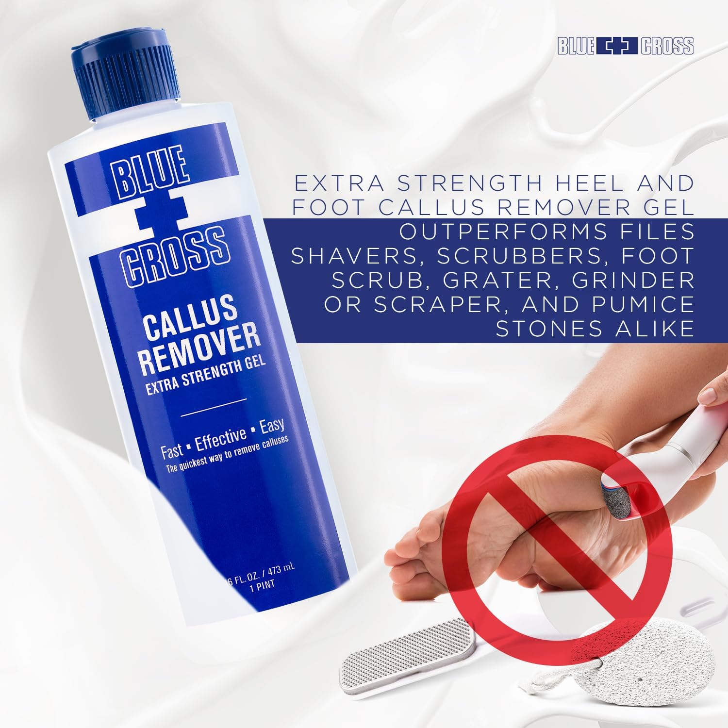 Blue Cross Callus Remover Extra Strength Gel 16oz