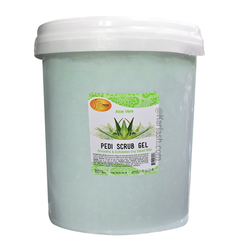 SPA REDI Pedi Scrub Gel Aloe Vera Bucket (5 gallon size)