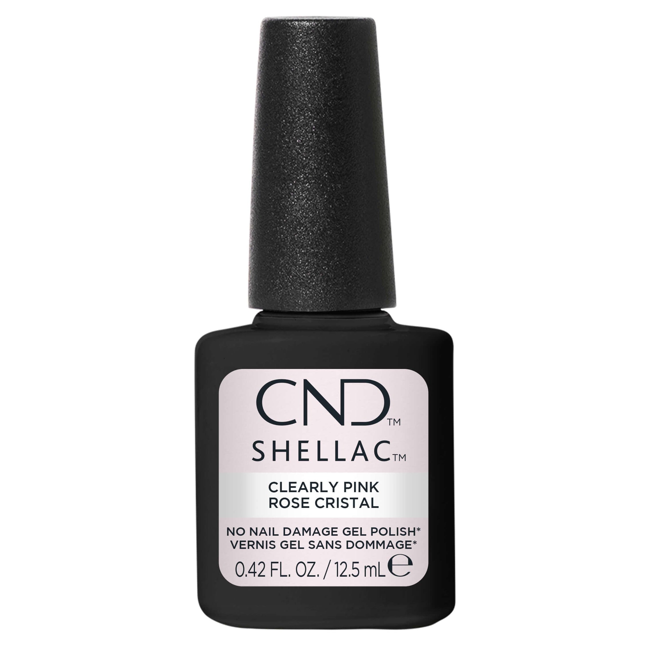 CND Shellac Gel Polish Clearly Pink 0.42 oz