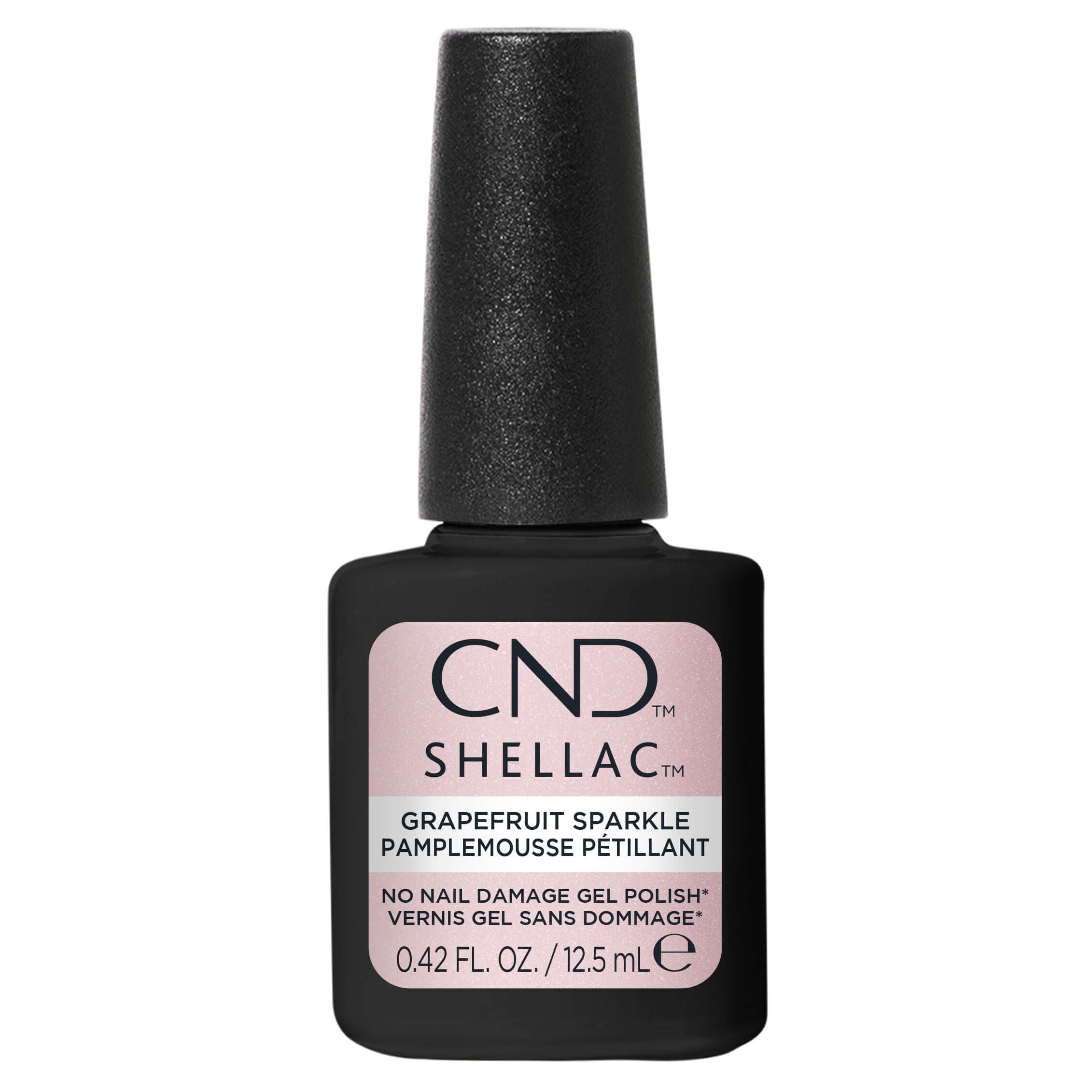 CND Shellac Gel Polish Grapefruit Sparkle 0.42 oz