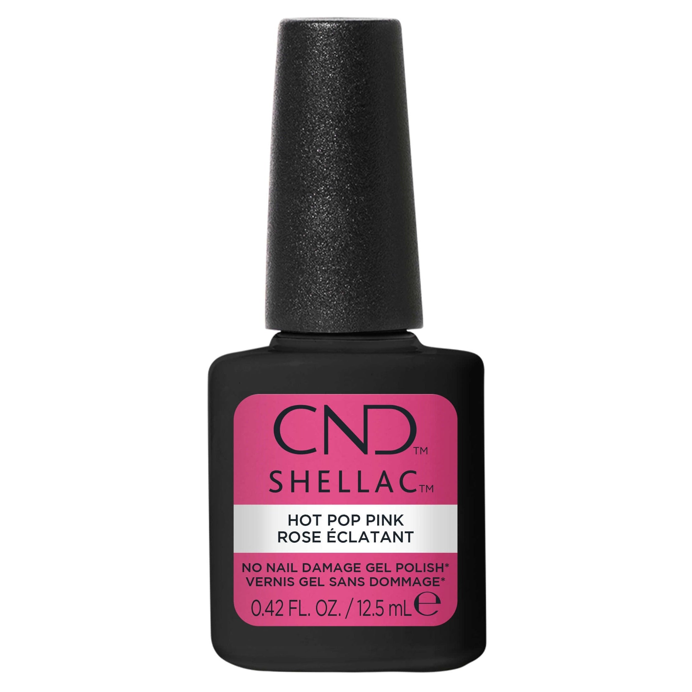 CND Shellac Gel Polish Hot Pop Pink 0.42 oz
