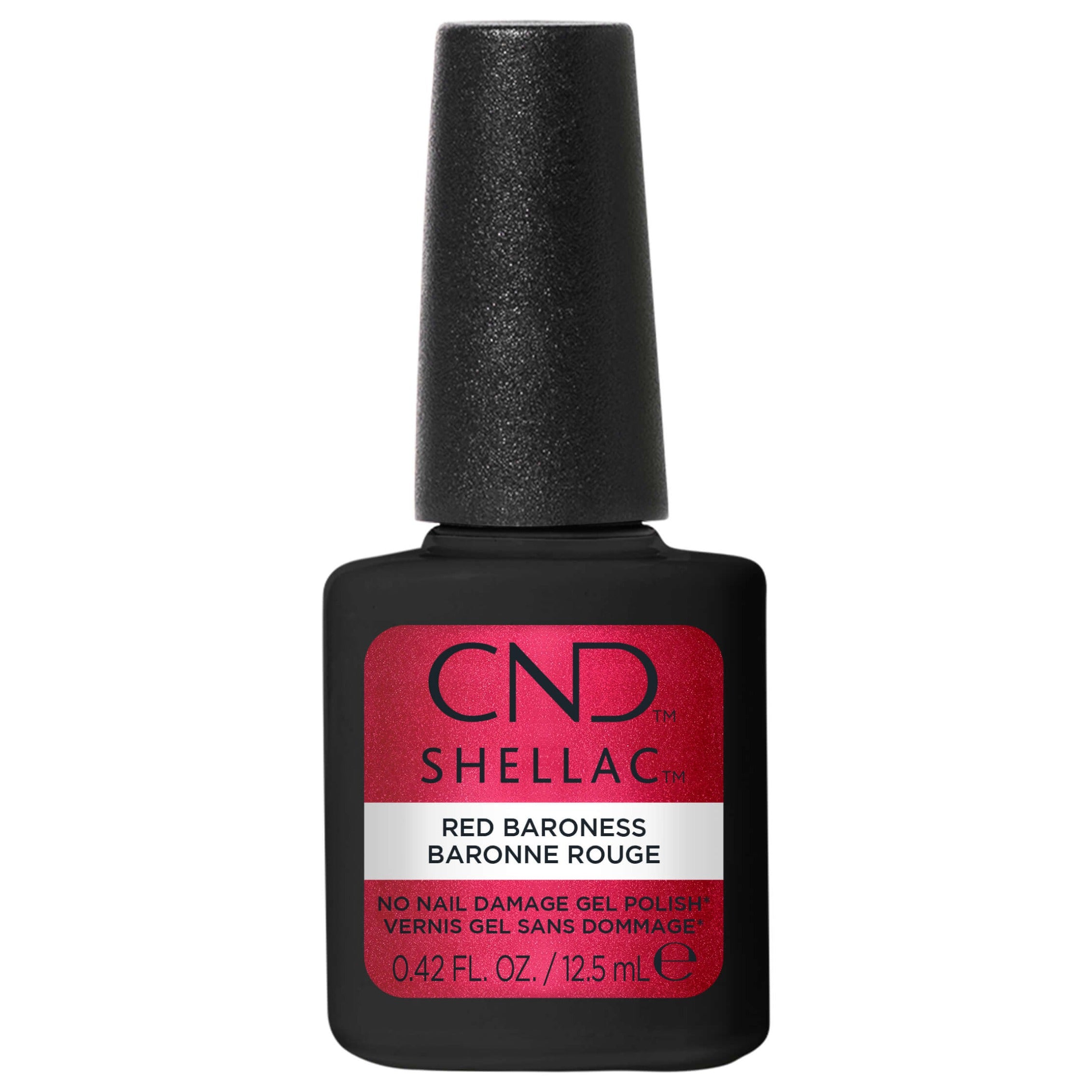 CND Shellac Gel Polish Red Baroness 0.42 oz