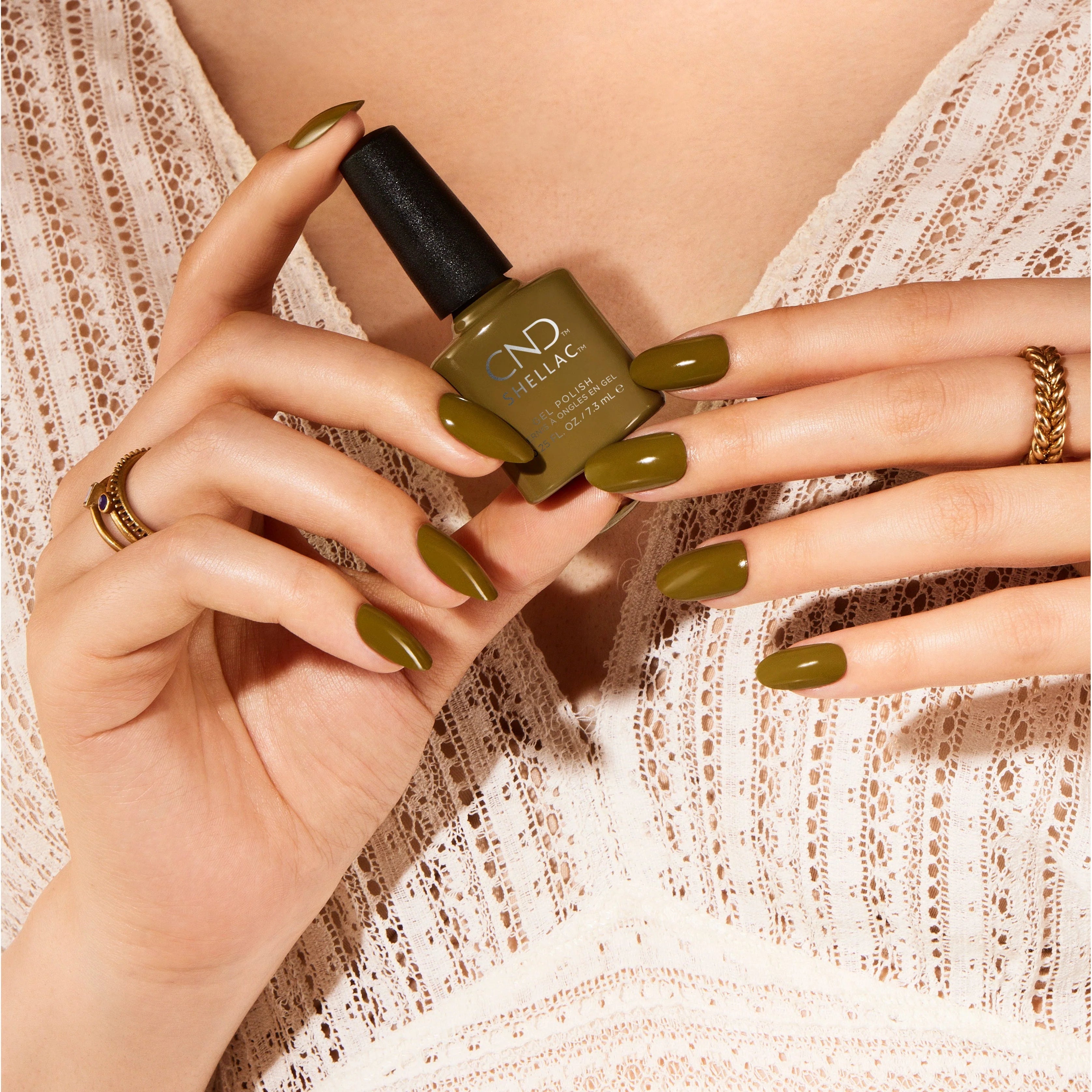 CLEARANCE SALE - CND Shellac Gel Polish Olive Grove 0.25 oz