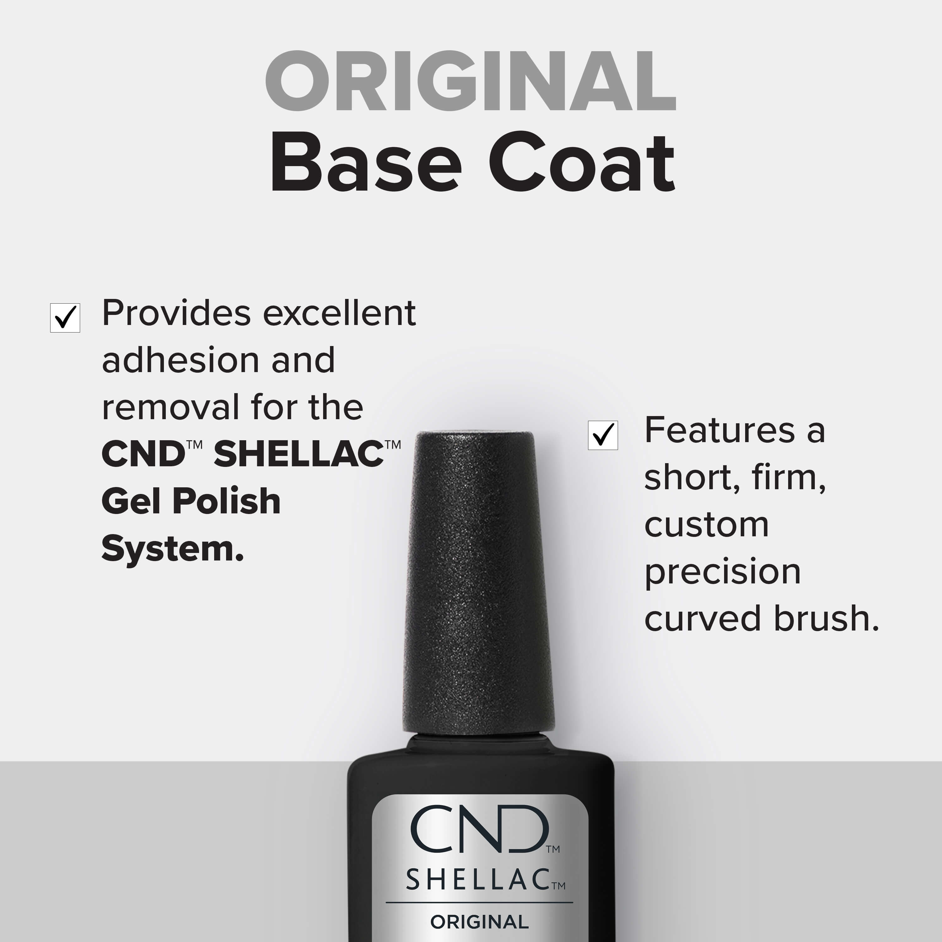CND Shellac Original Base Coat - Benefits