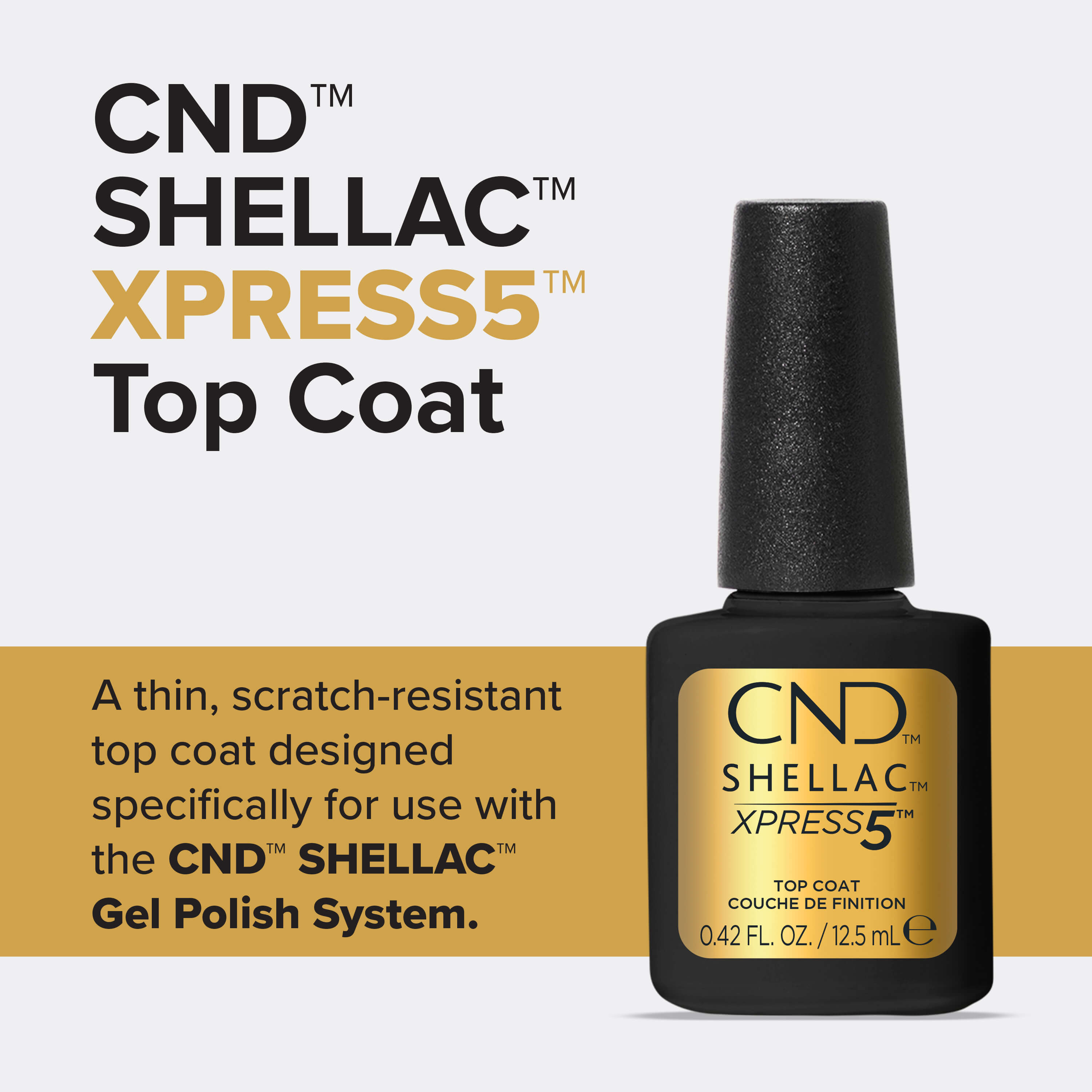 CND Shellac Xpress5 Top Coat - Key Benefits