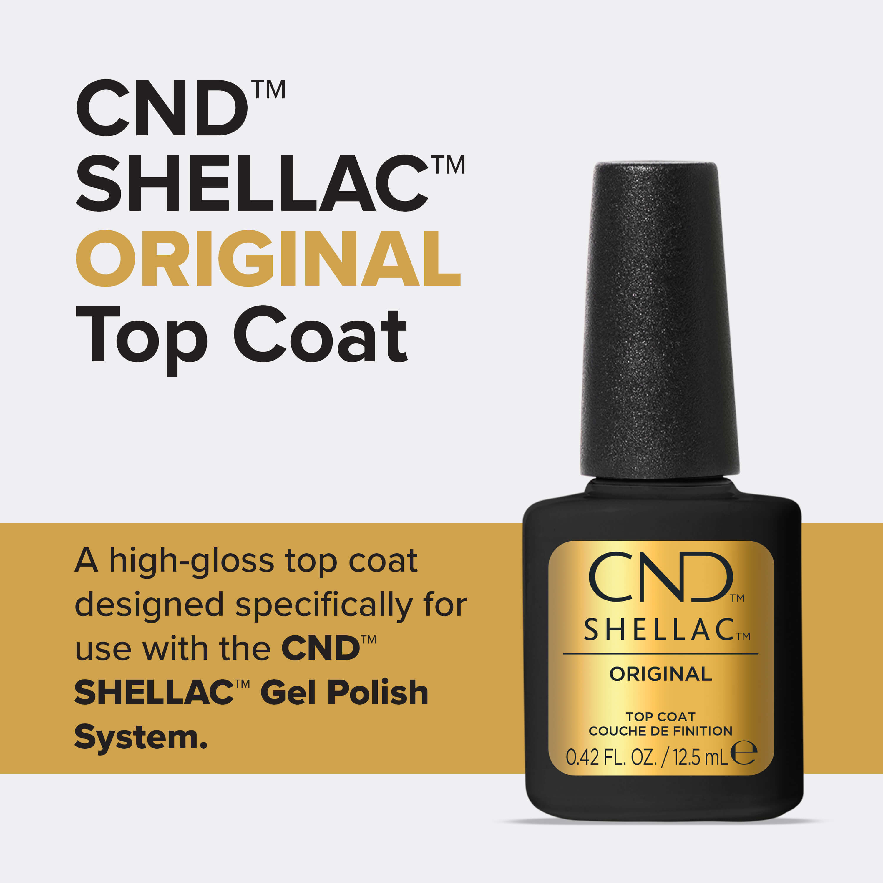 CND Shellac Original Top Coat - Key Benefits
