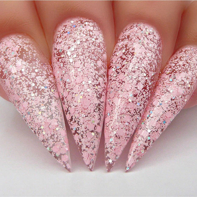Kiara Sky Dip Powder D496 Pinking of Sparkle 1oz