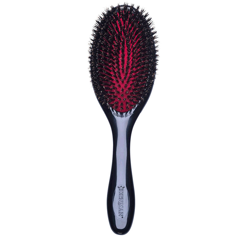 Denman Medium Cushion The Finisher for Smoothing & Shining, D82M Brush Black