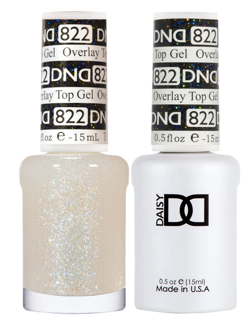 DND Matching Polish Set Gel & Lacquer 822 Overlay Top Gel