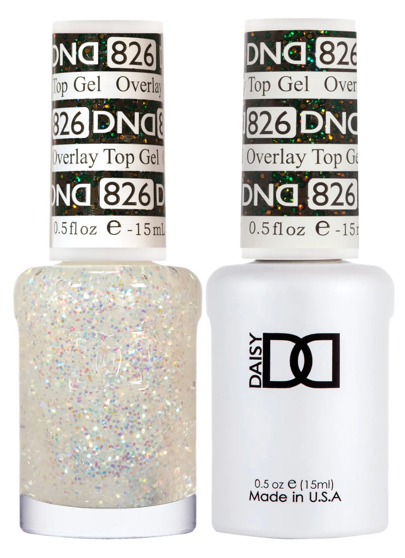 DND Matching Polish Set Gel & Lacquer 826 Overlay Top Gel