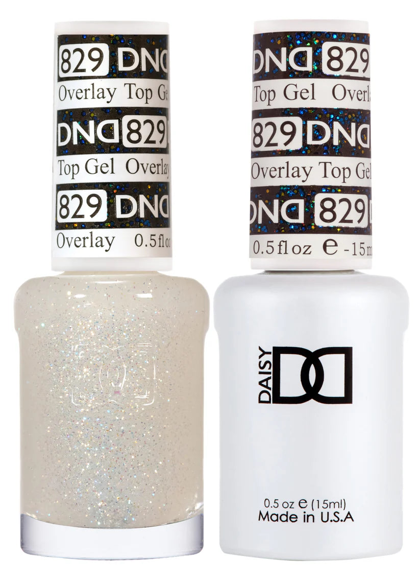 DND Matching Polish Set Gel & Lacquer 829 Overlay Top Gel