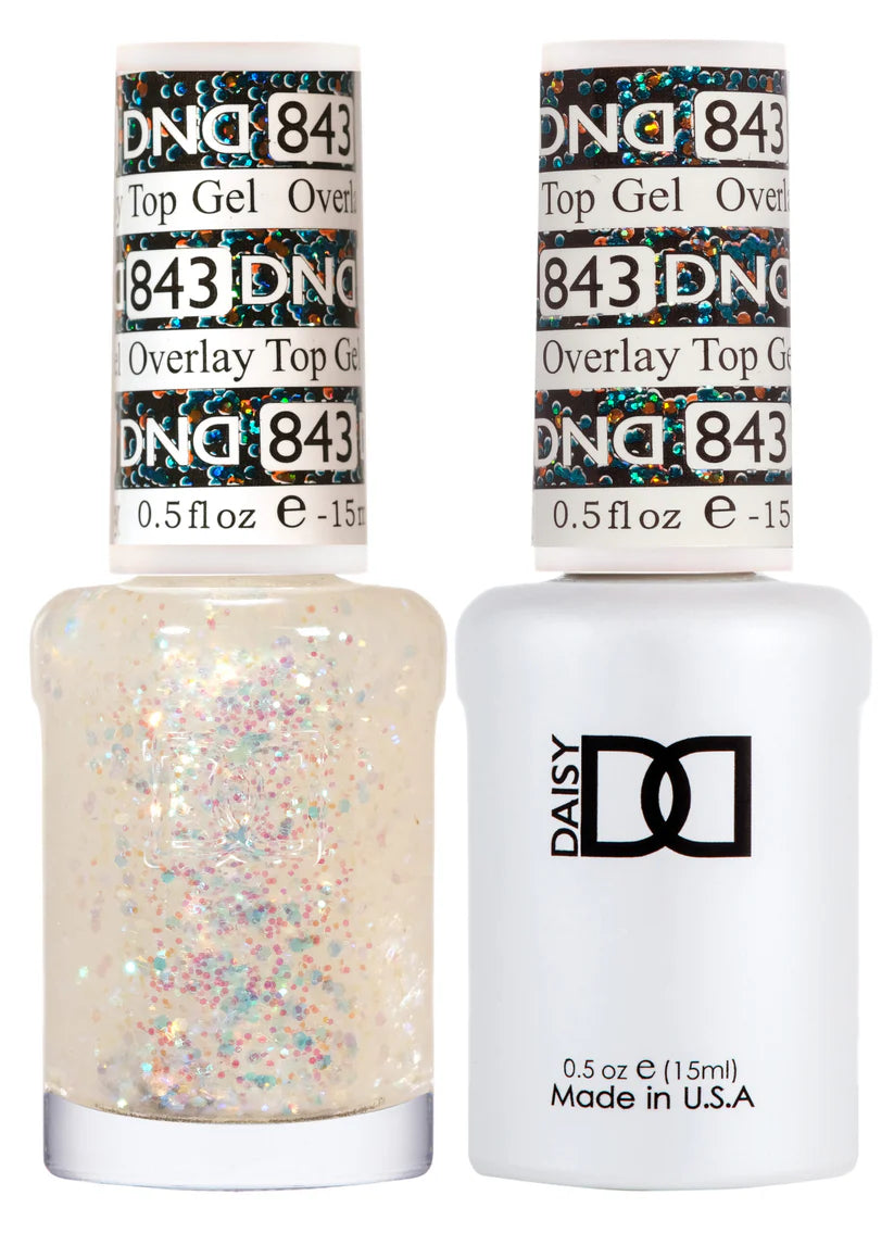 DND Matching Polish Set Gel & Lacquer 843 Overlay Top Gel