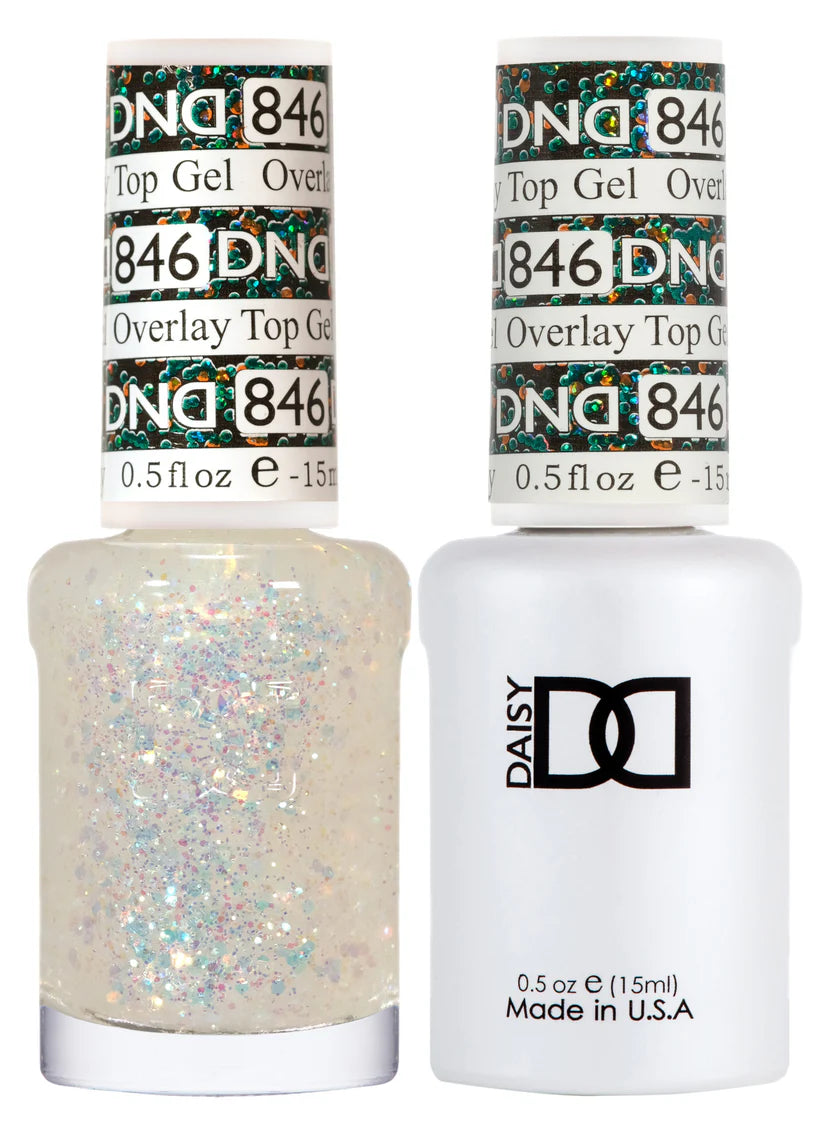 DND Matching Polish Set Gel & Lacquer 846 Overlay Top Gel