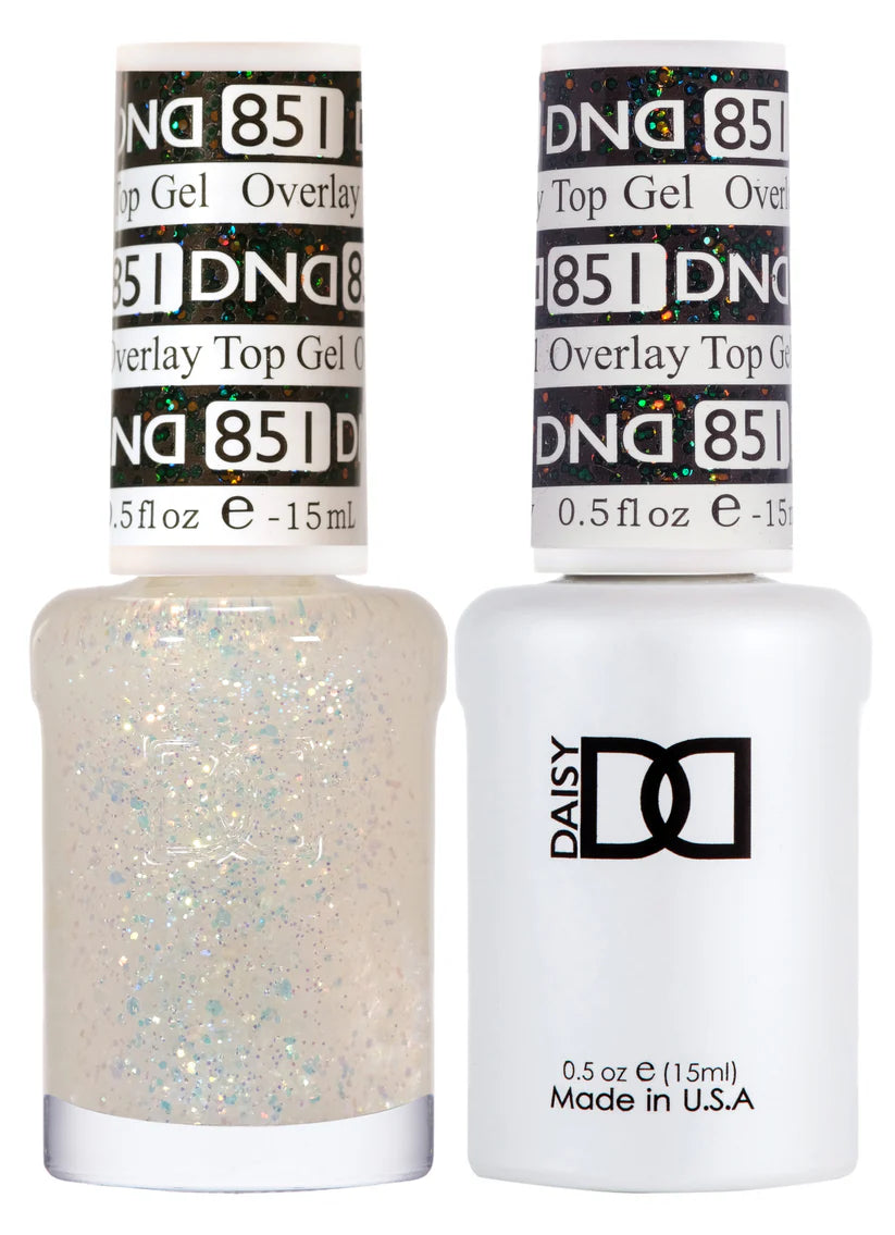 DND Matching Polish Set Gel & Lacquer 851 Overlay Top Gel
