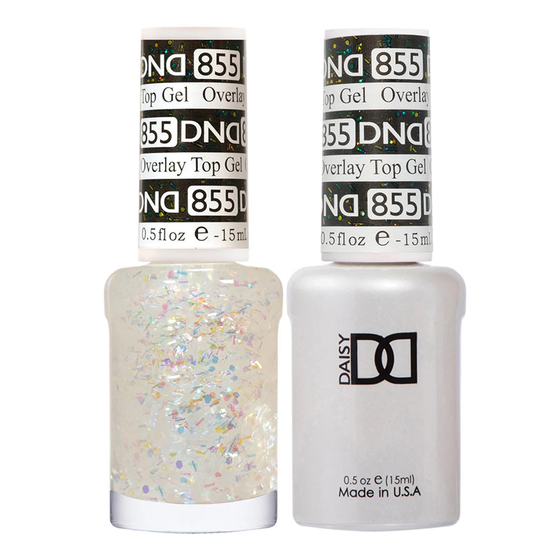 DND Matching Polish Set Gel & Lacquer 855 Overlay Top Gel