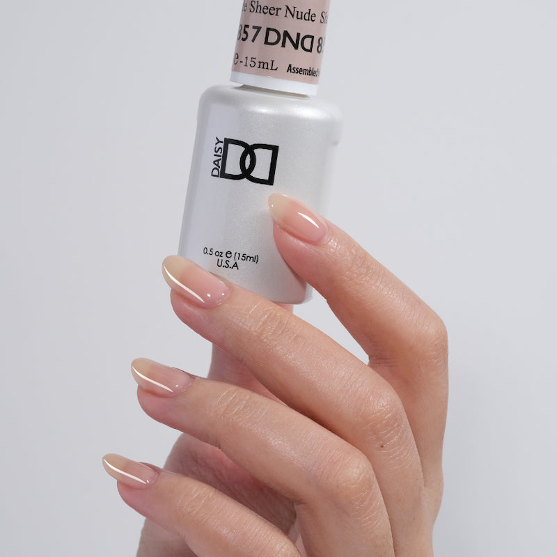 DND Matching Polish Set Gel & Lacquer 857 Sheer Nude