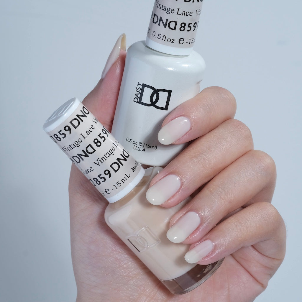 DND Matching Polish Set Gel & Lacquer 859 Vintage Lace