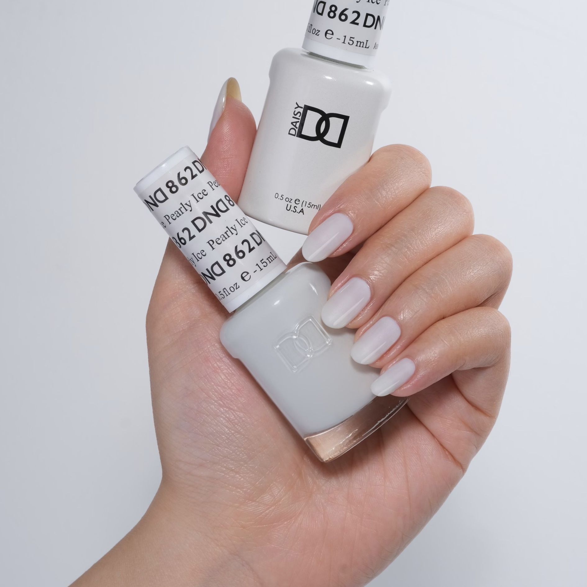 DND Matching Polish Set Gel & Lacquer 862 Pearly Ice