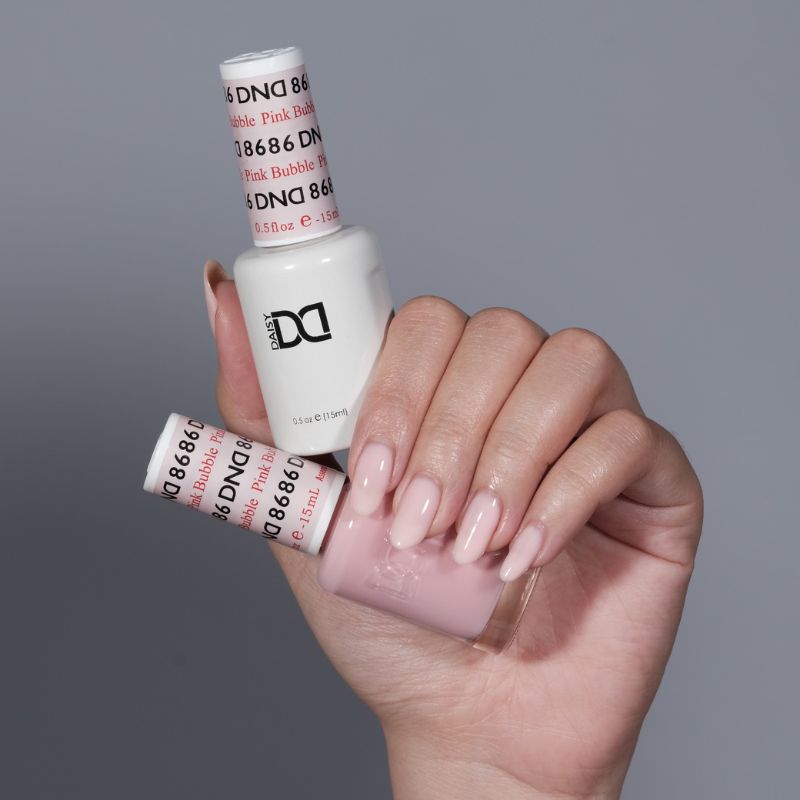 DND Matching Polish Set Gel & Lacquer 8686 Pink Bubble