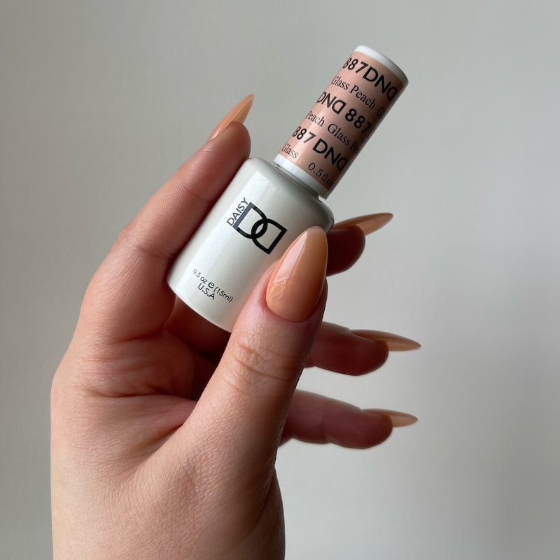 DND Matching Polish Set Gel & Lacquer 887 Glass Peach