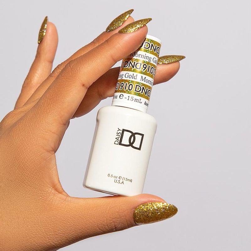DND Matching Polish Set Gel & Lacquer 910 Morning Gold