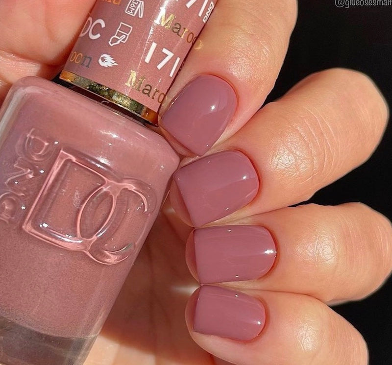 DND DC Matching Polish Set Gel & Lacquer #171 Maroon